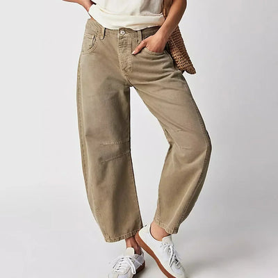 Denim Wide-Leg Comfort Jeans for Women